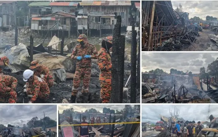 Five Children Die in Fire Incident in Sabah; Pregnant Mother Hospitalized