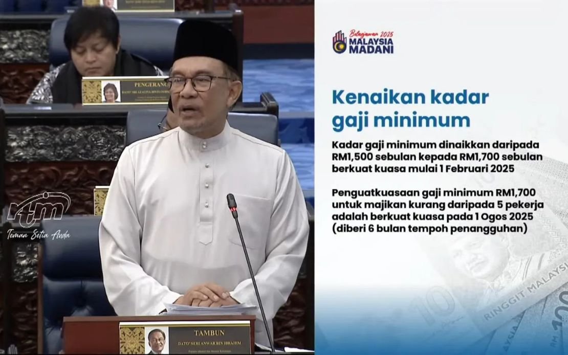 Raising Minimum Wage to RM1,700
