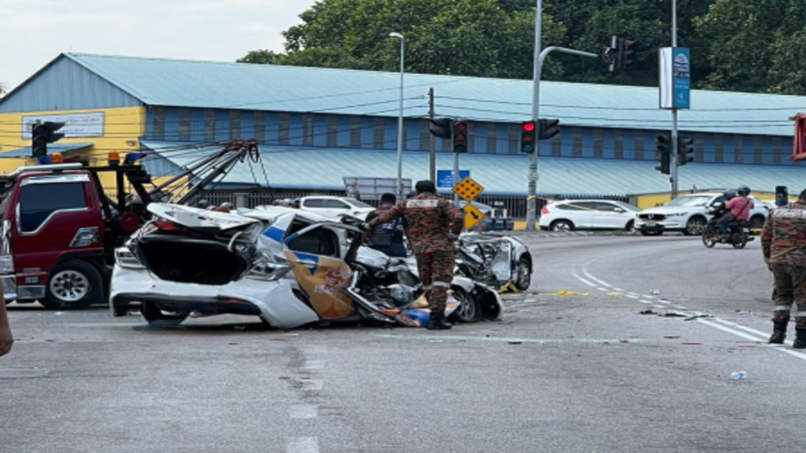 Penang Driver Arrested After Woman Killed by Fallen Container